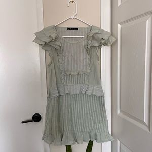 For Love and Lemons Mint Bohemian Dress